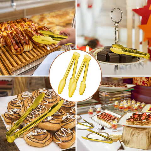 Gisly premium gold-plated serving utensils elevate table aesthetics.
