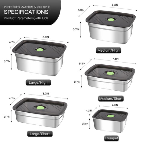 GIUOIDUO airtight lids with leakproof seal prevent spills