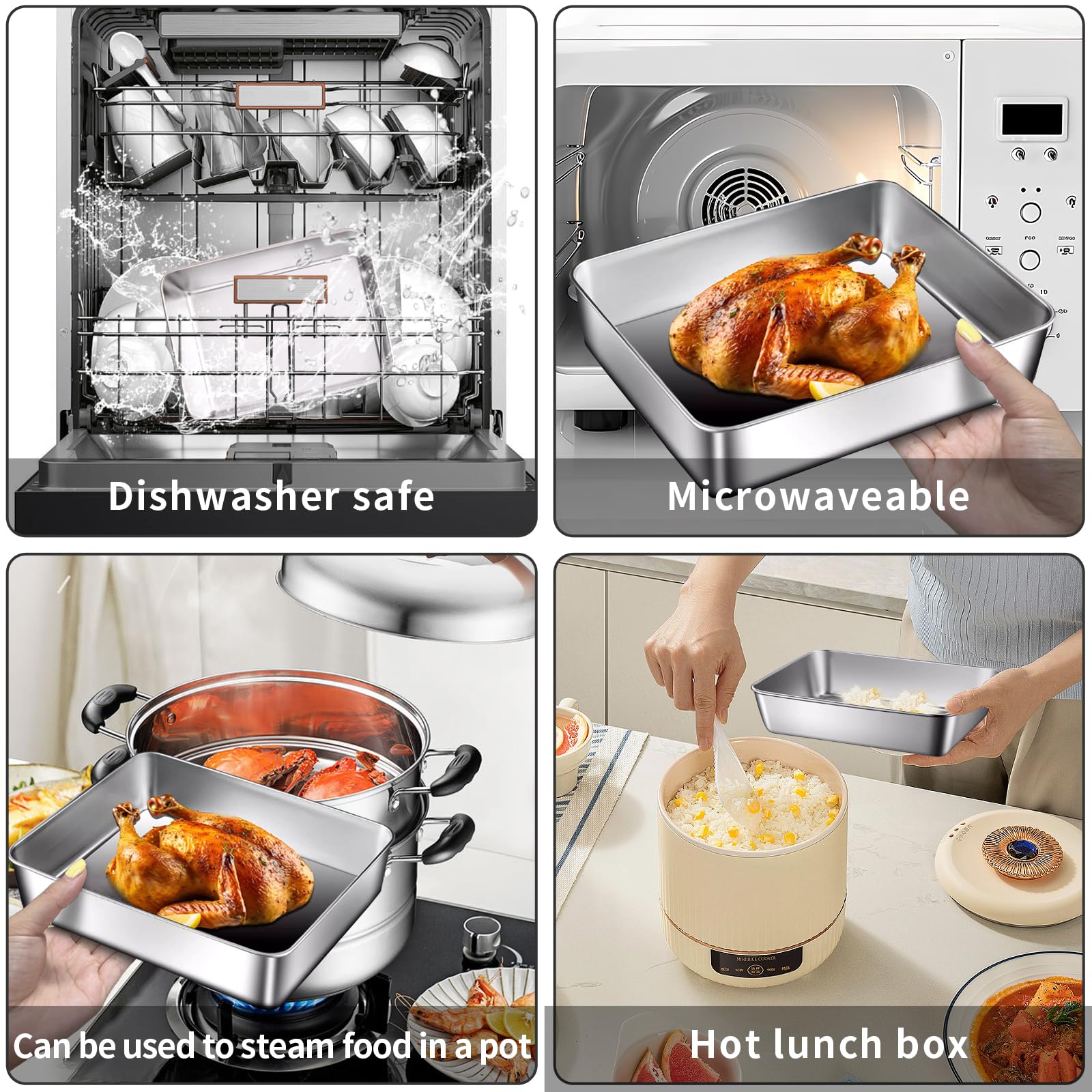 GIUOIDUO versatile storage for dry goods and meals.