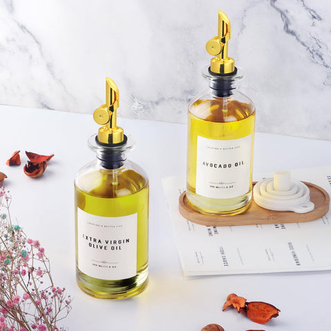 GIXSEGIE all in one oil dispenser set for kitchen organization