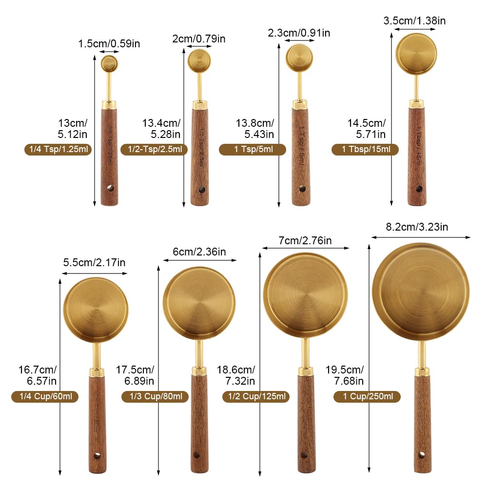 Giyochie premium kitchen accessory elevates any counter with gold and wood aesthetics