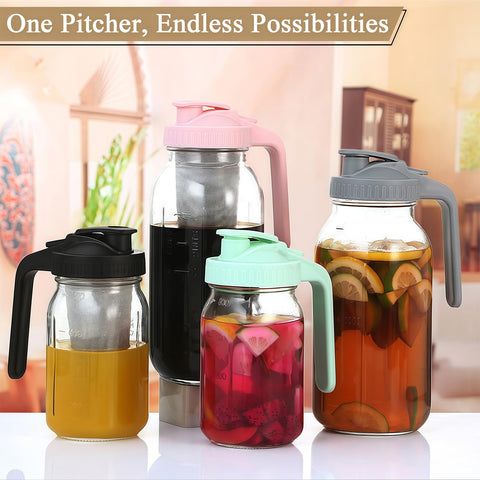 Glabotoil dishwasher-safe pitcher for effortless cleanup.