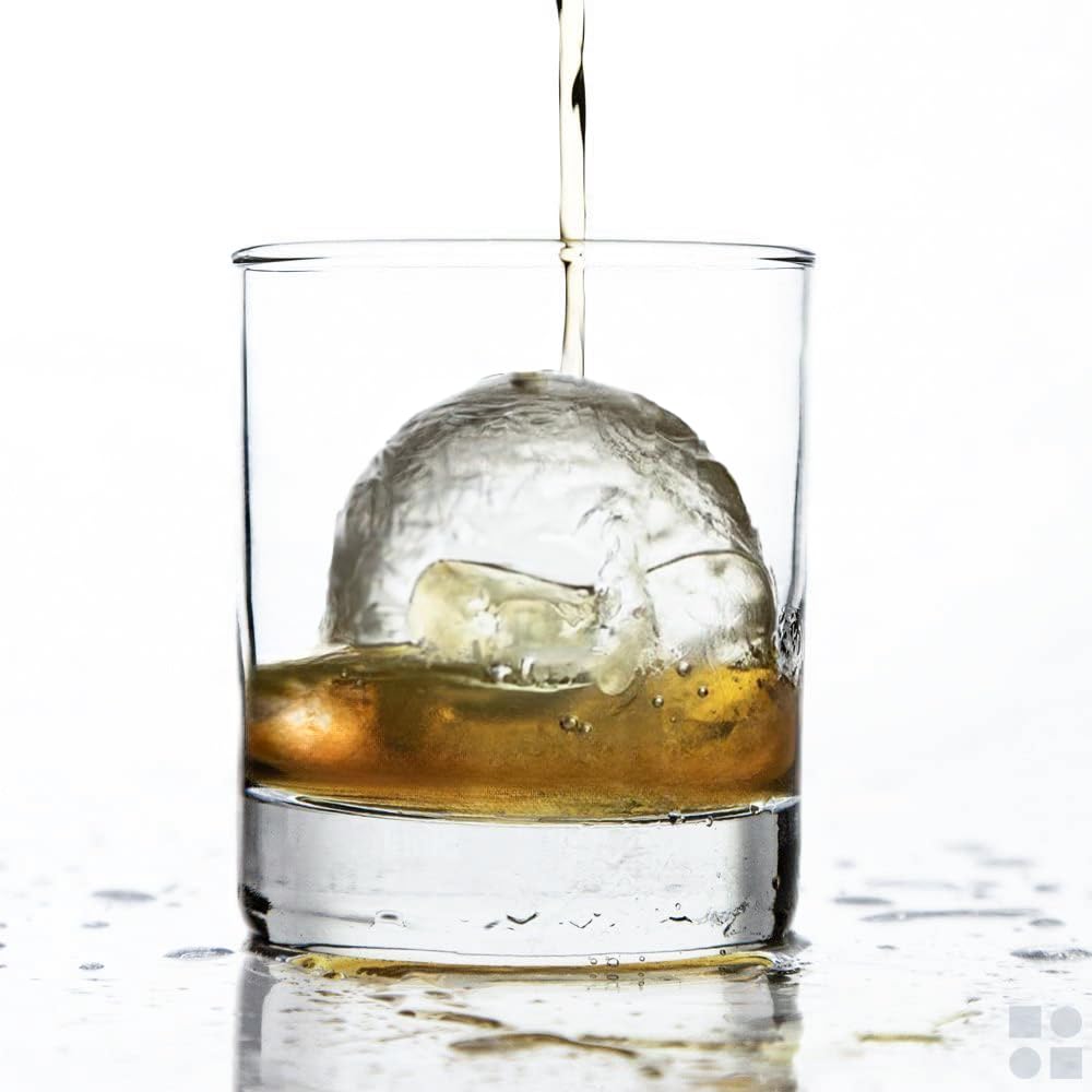 Glacio BPA-free silicone ice mold ideal for craft cocktails and iced beverages.