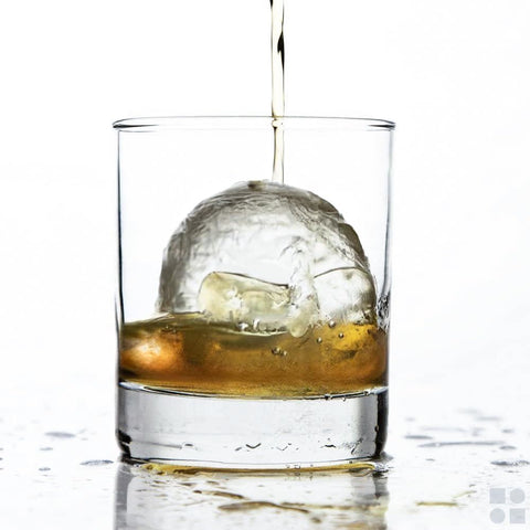 Glacio BPA-free silicone ice mold ideal for craft cocktails and iced beverages.