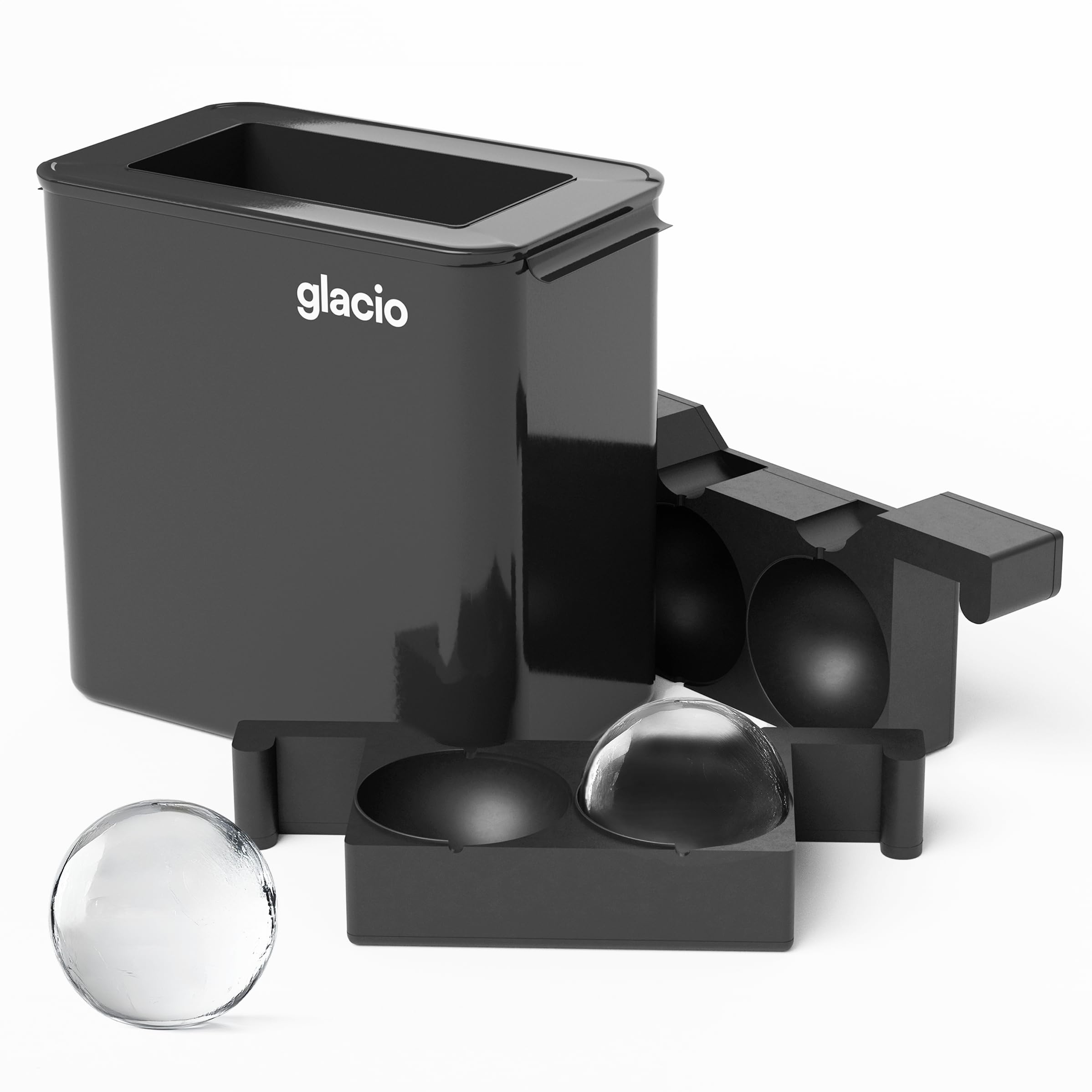 Glacio clear ice for modern home bars and entertaining
