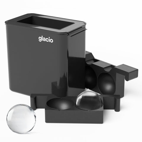 Glacio clear ice for modern home bars and entertaining