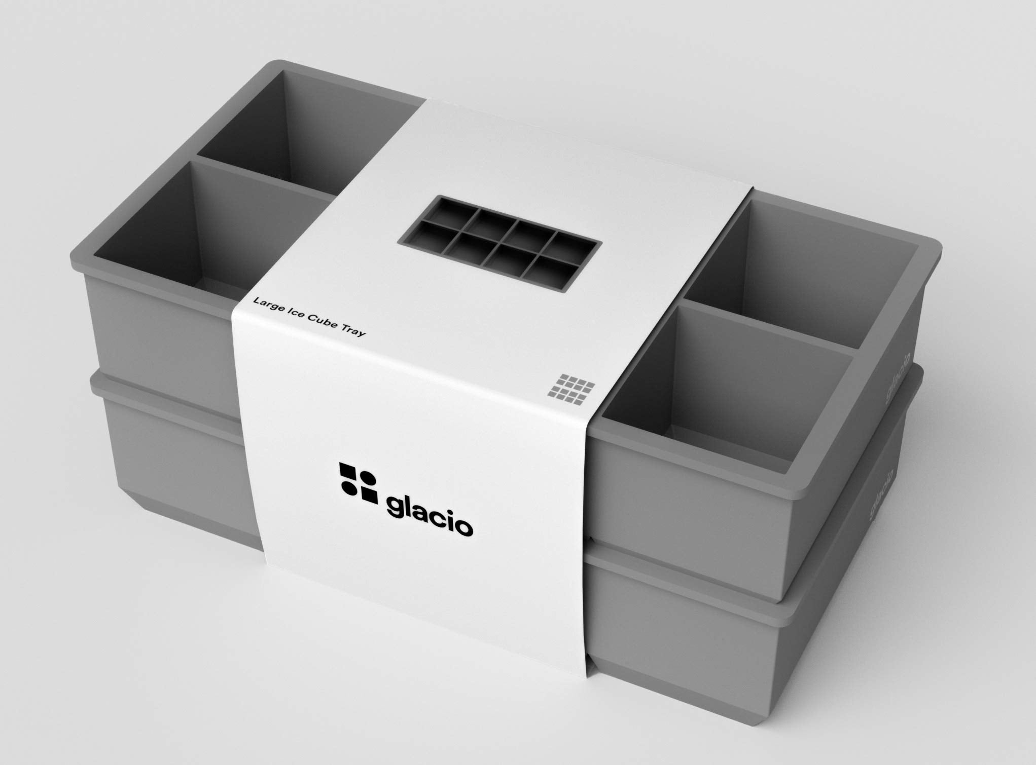 glacio Ice Cube Molds safe for freezing fruit and making frozen treats with BPA-free silicone.