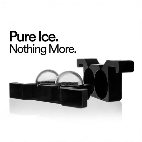 Glacio premium silicone ice ball mold ensures easy removal and reuse