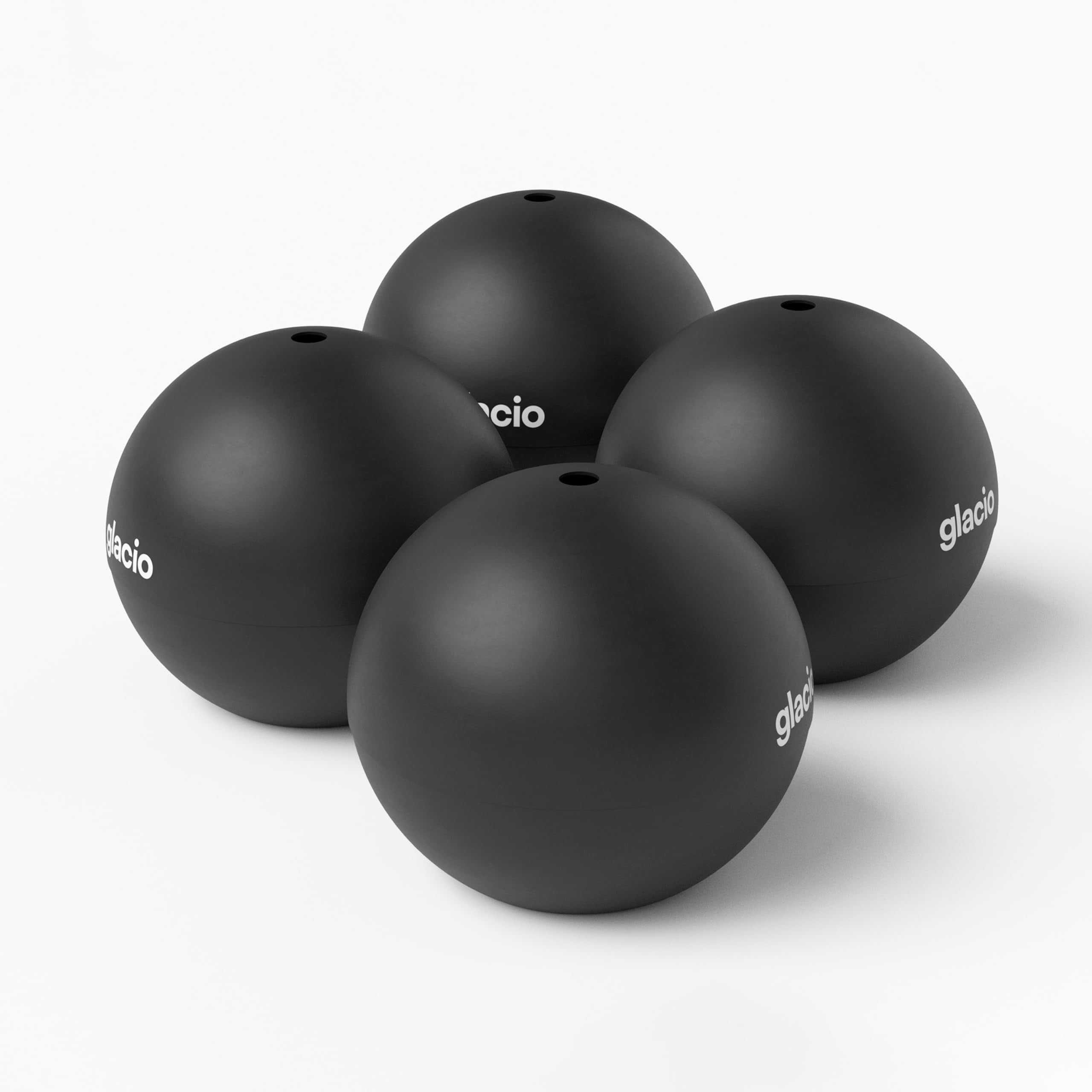 Glacio whiskey cocktail ice ball maker keeps drinks cooler longer.