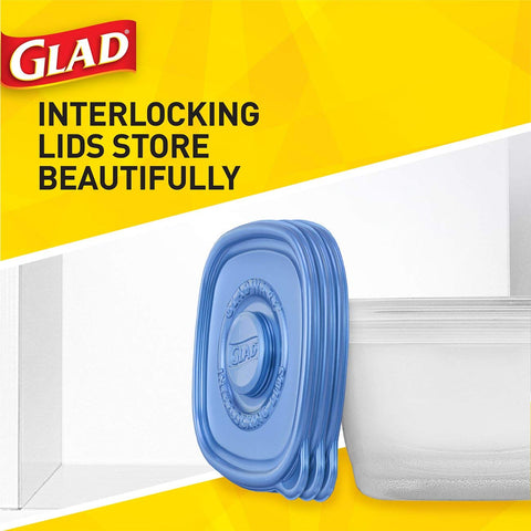 Glad dishwasher-safe container for quick cleanup after family dinners.