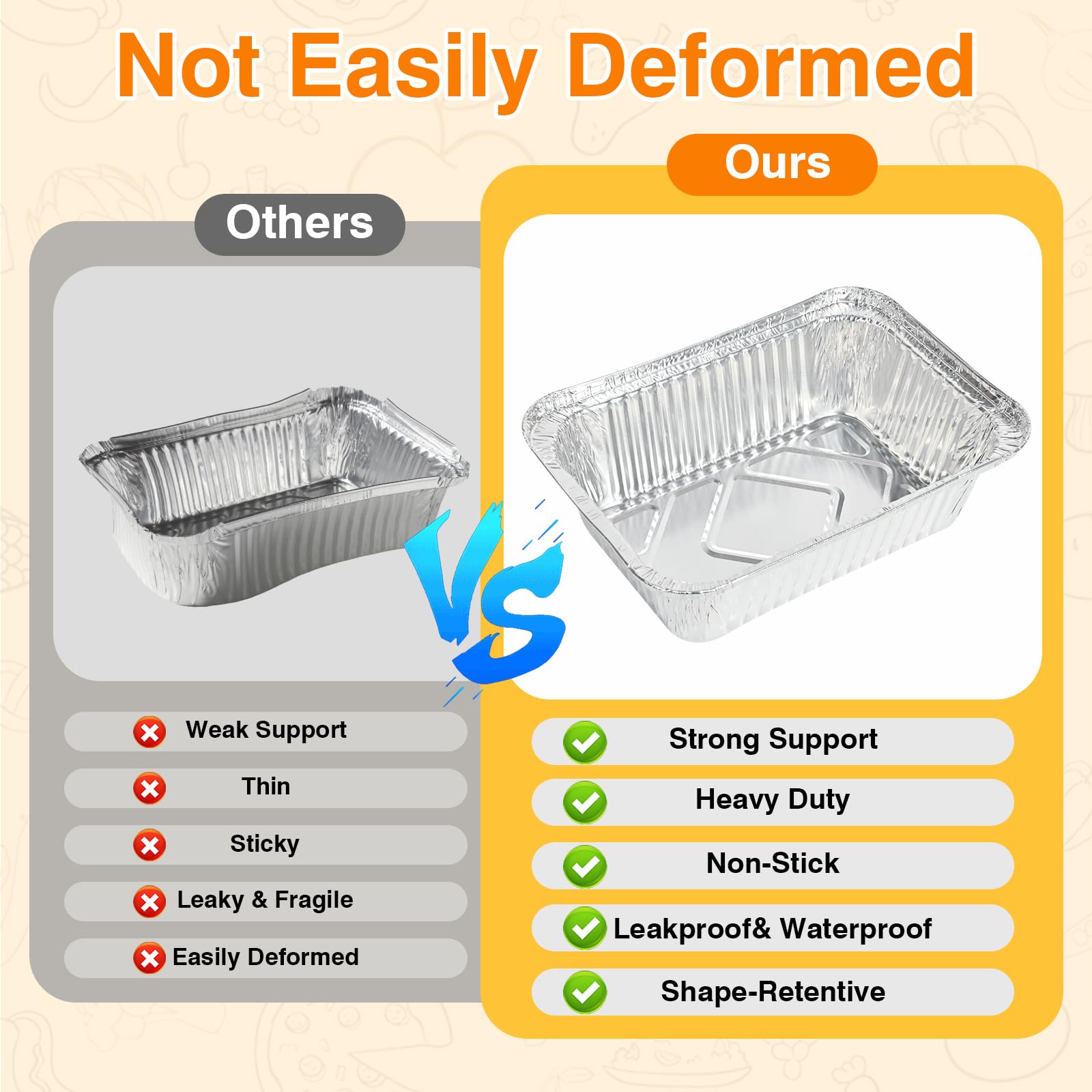 GladValue Gladify50 diamond-base pans resist warping for reliable baking performance