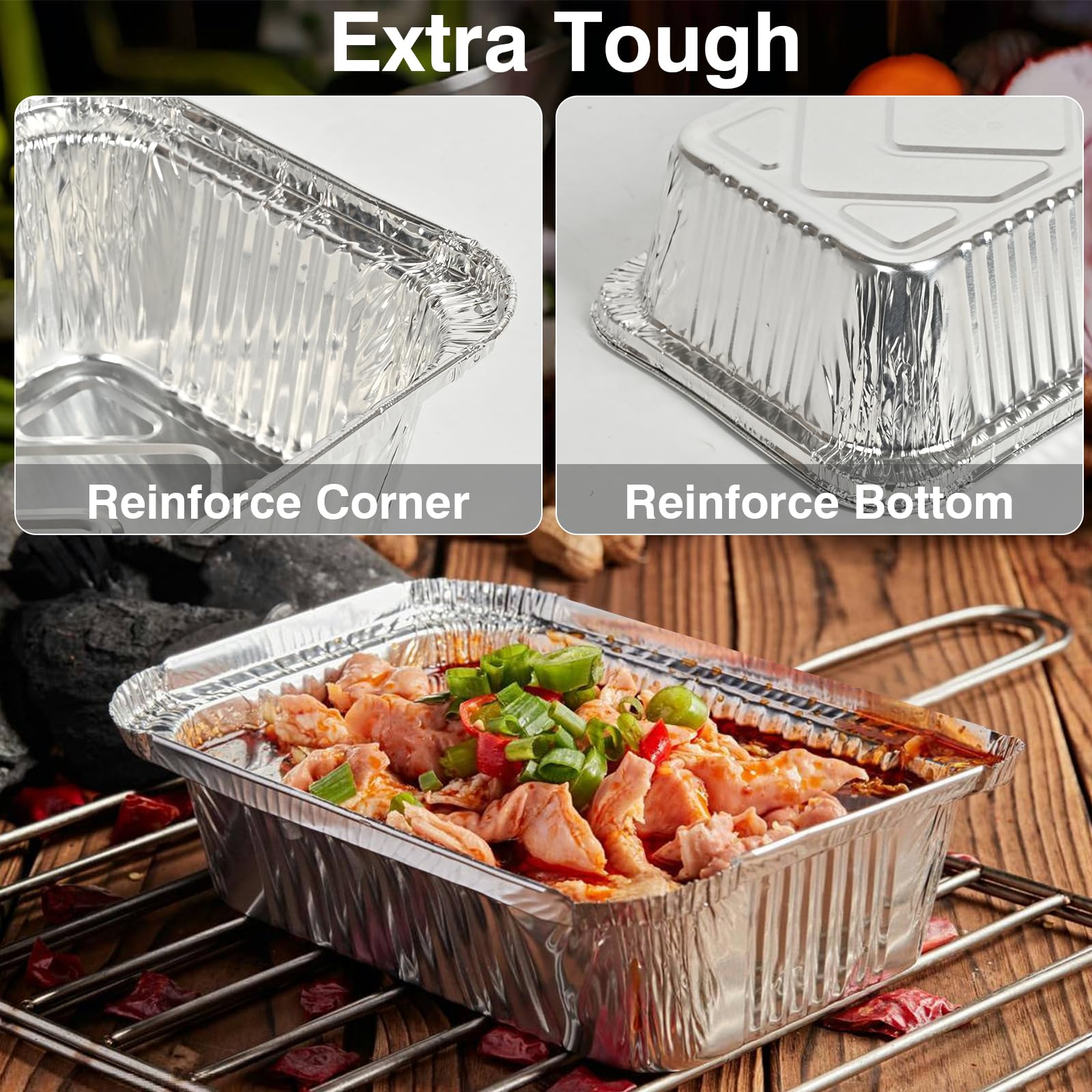 GladValue Gladify50 pans versatile for baking, freezing, and storing leftovers