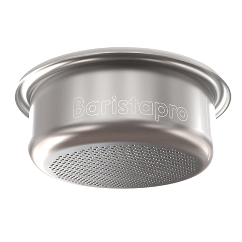 Gladwise espresso flow image demonstrates homogeneous extraction through an even hole pattern.