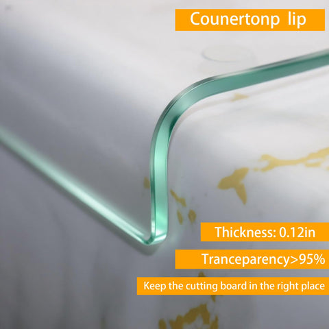 GlassCuisine seamless curved design simplifies washing and reaches corners easily.