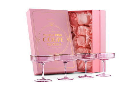 GLASSIQUE CADEAU elegant gold rim coupe elevates celebrations and toasts