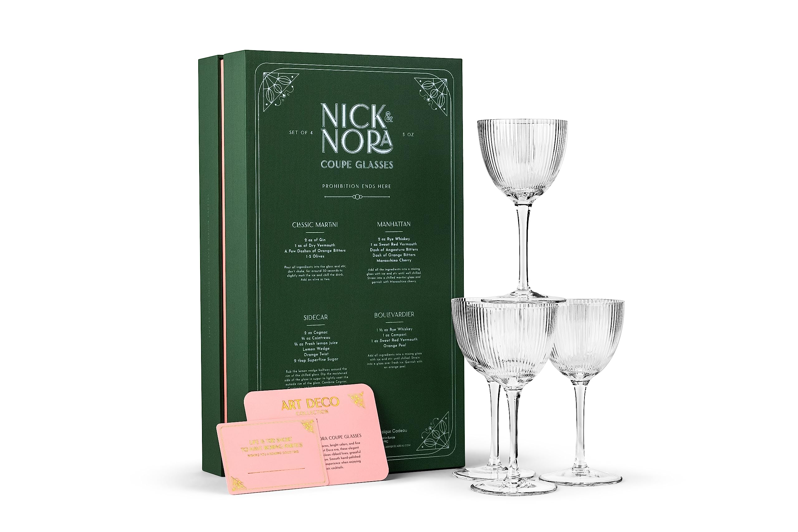 GLASSIQUE CADEAU dishwasher-friendly barware for quick cleanup.