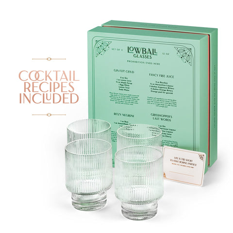 GLASSIQUE CADEAU ribbed design adds retro bar ambience