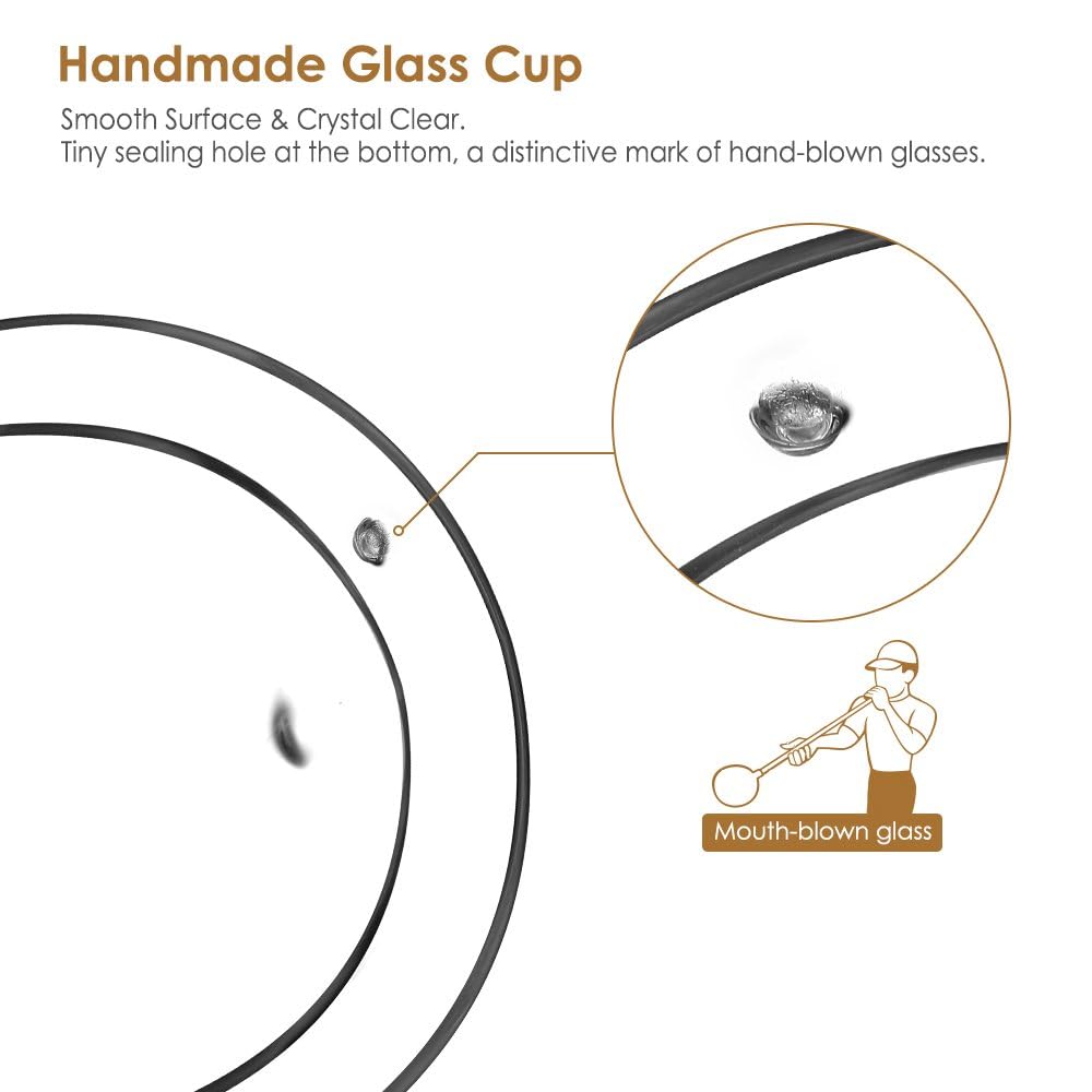 Glastal simple elegant design mug adds style to coffee or desserts