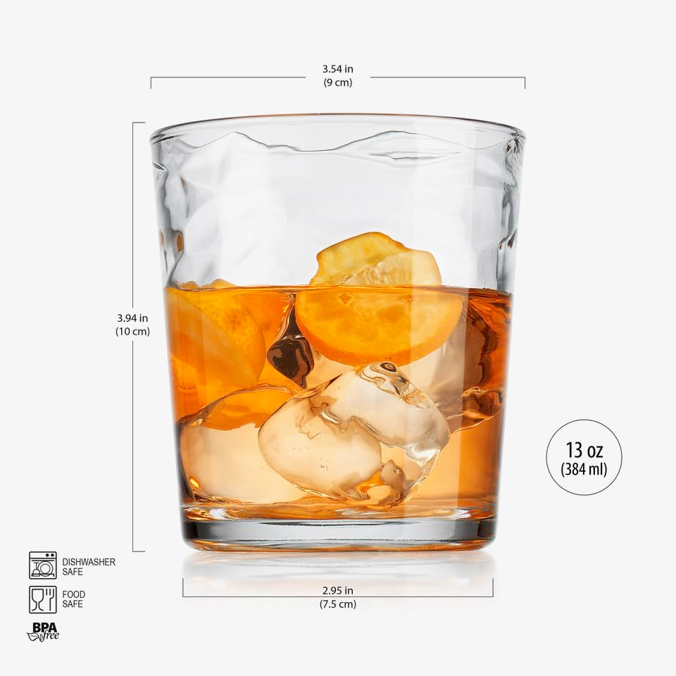 Glaver's clear glassware is dishwasher safe for easy cleanup.