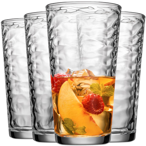 Glaver's set of 10 BPA-free drinking glasses for daily use