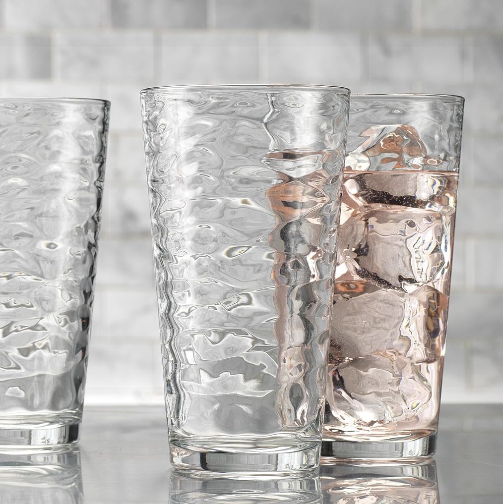 Glaver's elegant modern design with wavy ribbed texture