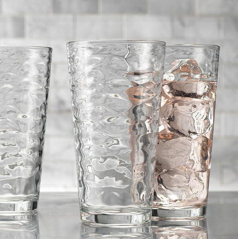 Glaver's elegant modern design with wavy ribbed texture