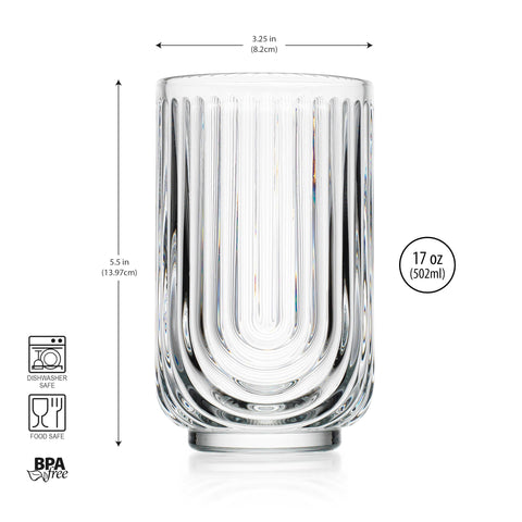 Glaver's drinking glasses make a thoughtful housewarming or holiday gift