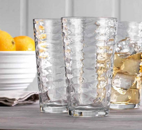 Glaver's gift-ready tall glasses for holidays and housewarmings