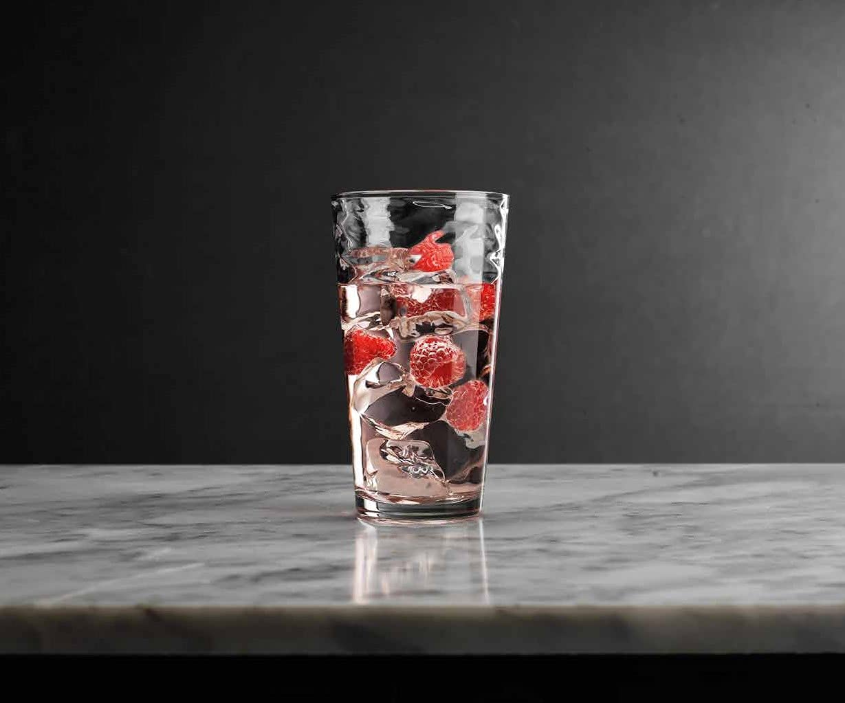 Glaver's versatile drinkware for home bar and everyday meals