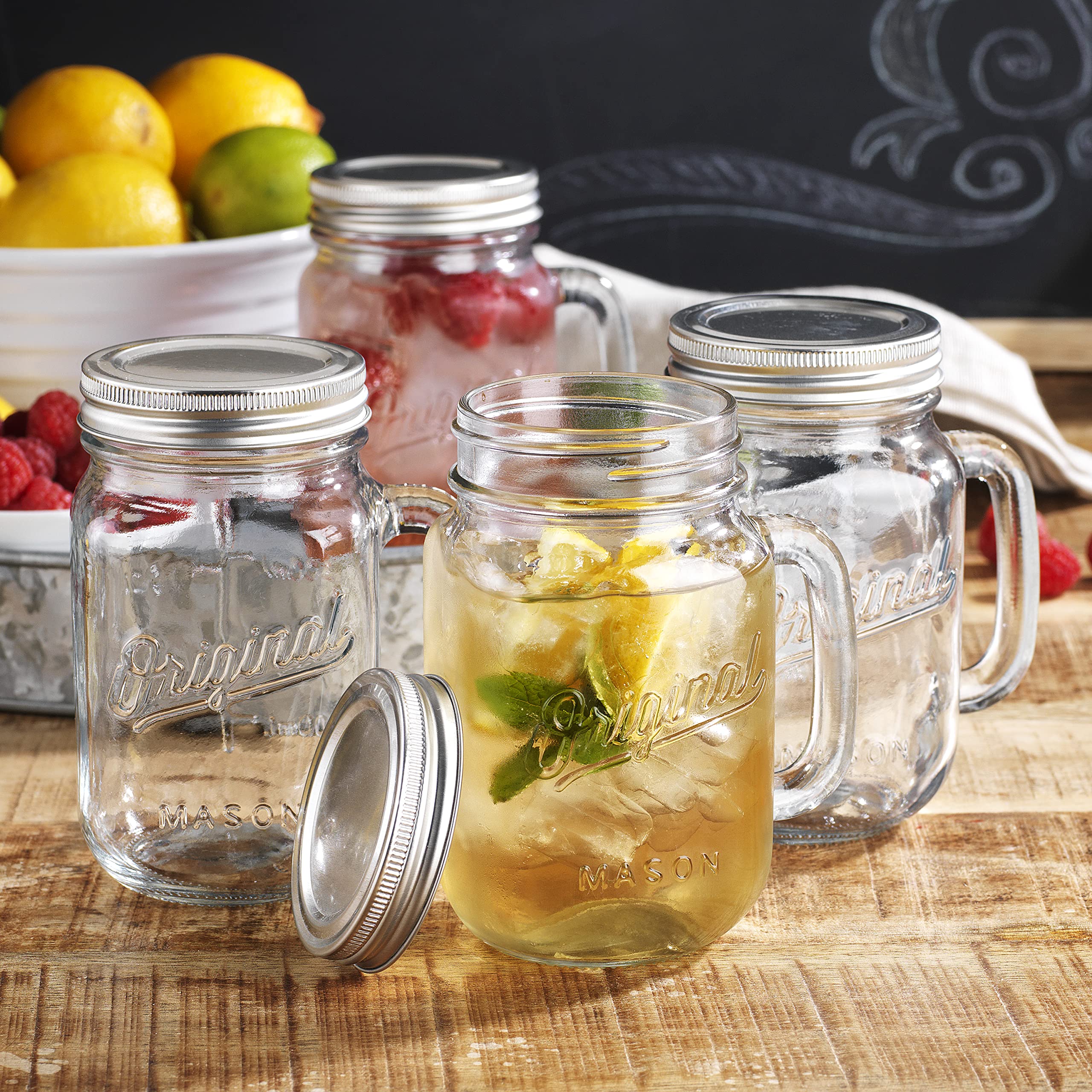 Glaver's original Mason jar mug 16oz, perfect for entertaining and gifting