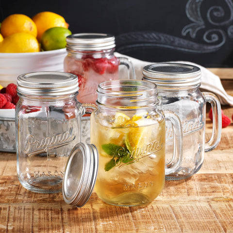 Glaver's original Mason jar mug 16oz, perfect for entertaining and gifting