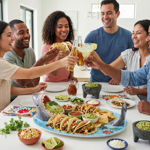 Glazery dipping sauce bowl integrated for soy or dips.