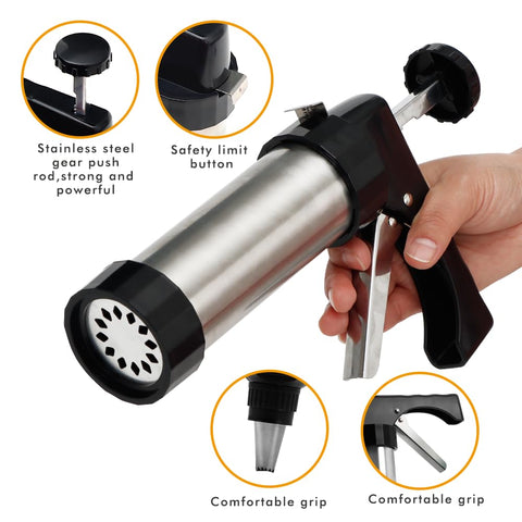 GleeAnt cookie press ergonomic handle designed for comfortable use.