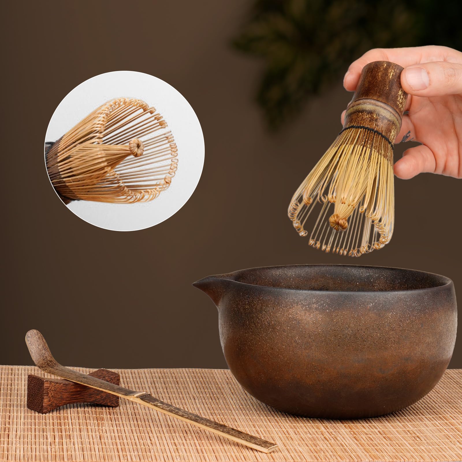 GleeNflux stainless sifter for fine, clump-free matcha powder
