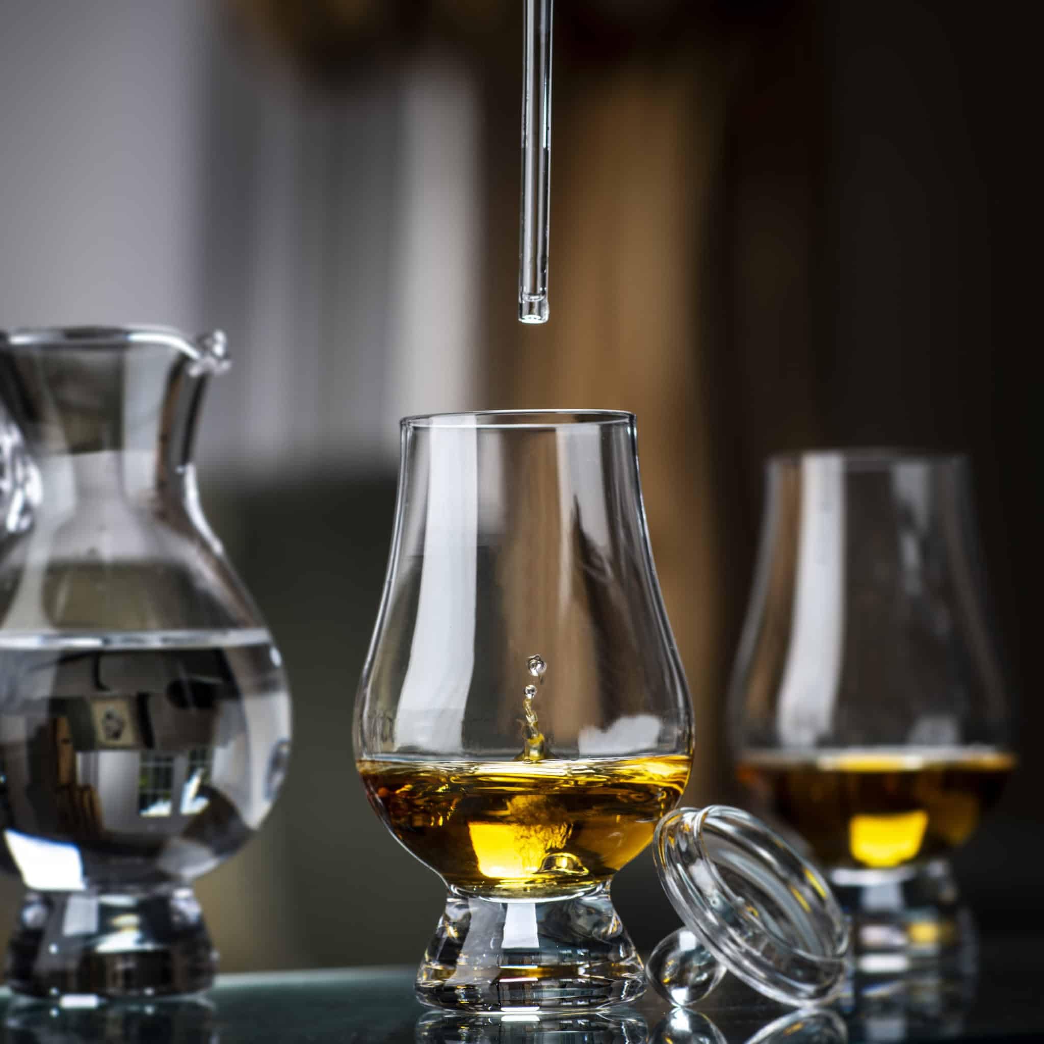 Six-pack Glencairn tasting caps for gifting or storage