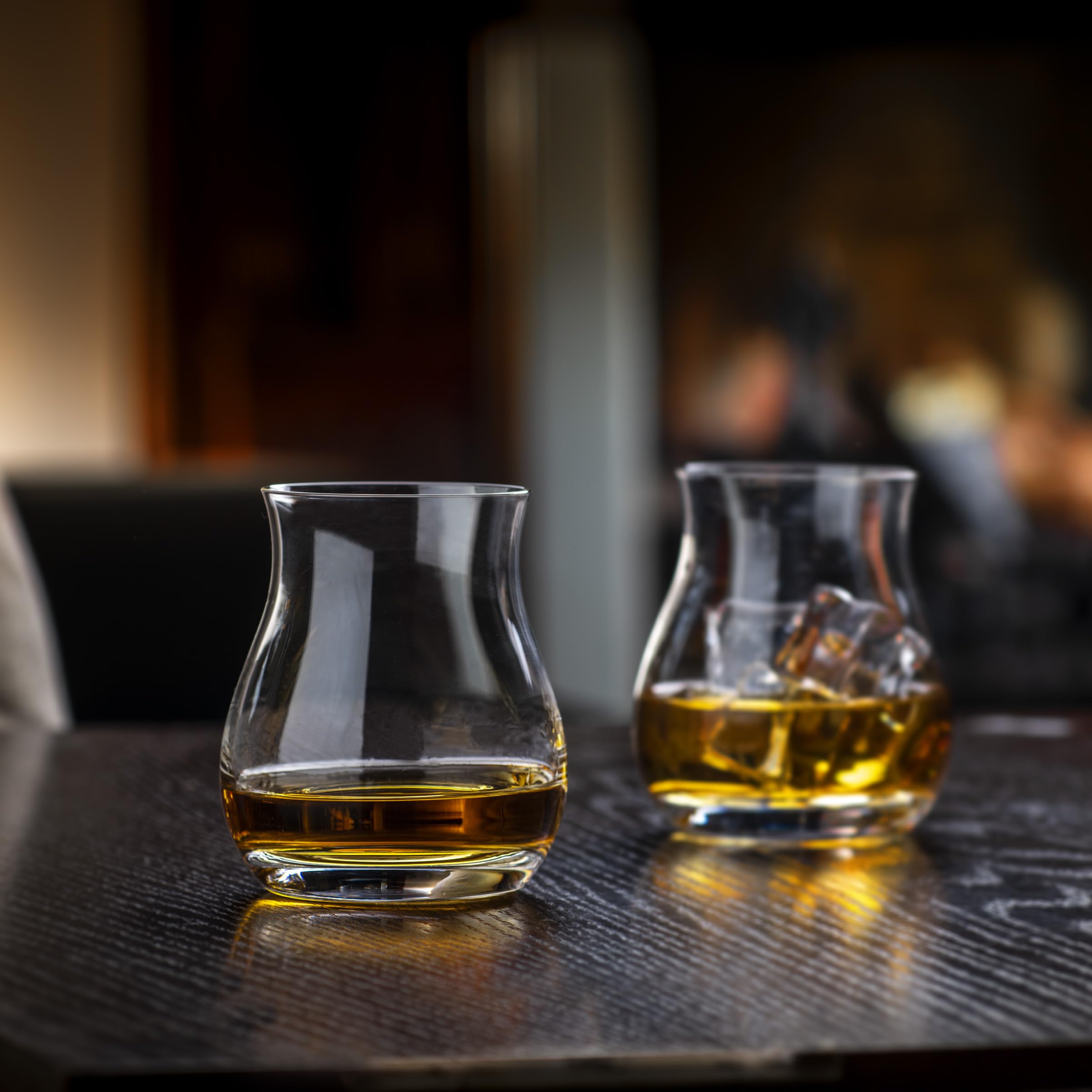 Glencairn mixer glass gift carton side view for versatile spirits service