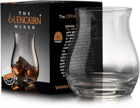 GLENCAIRN lead-free crystal glass for premium whisky or gin tasting.