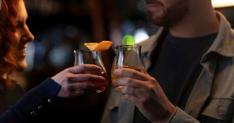 Glencairn mixer glass for multiple spirits shows flexible usage