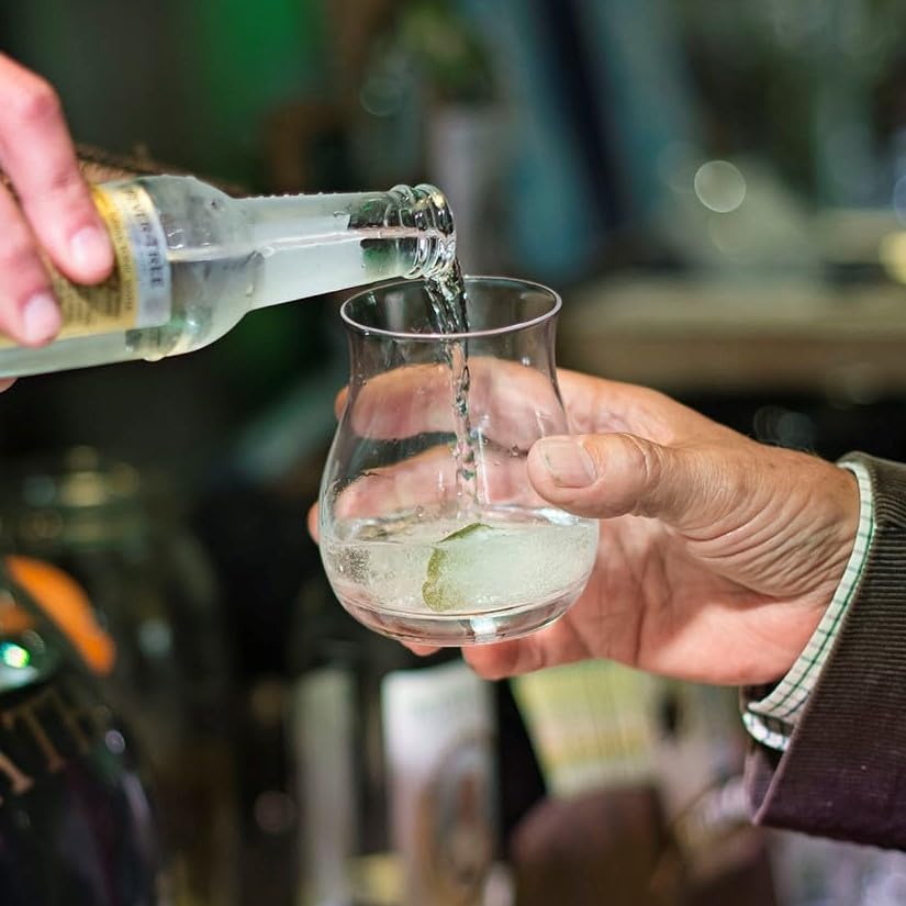 Glencairn mixer glass packaging emphasizes lead-free crystal quality