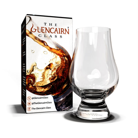 GLENCAIRN whisky glass set of six—clear crystal for refined tasting sessions.