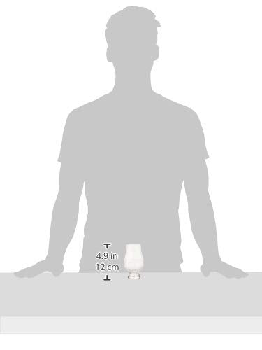 Glencairn whisky glass tapered mouth eases sipping and nosing during tastings.