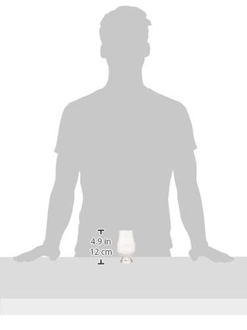 Glencairn whisky glass tapered mouth eases sipping and nosing during tastings.