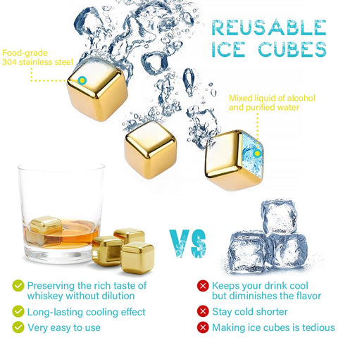 Glendaveny cubes in a whiskey glass delivering coldness without watered-down taste.