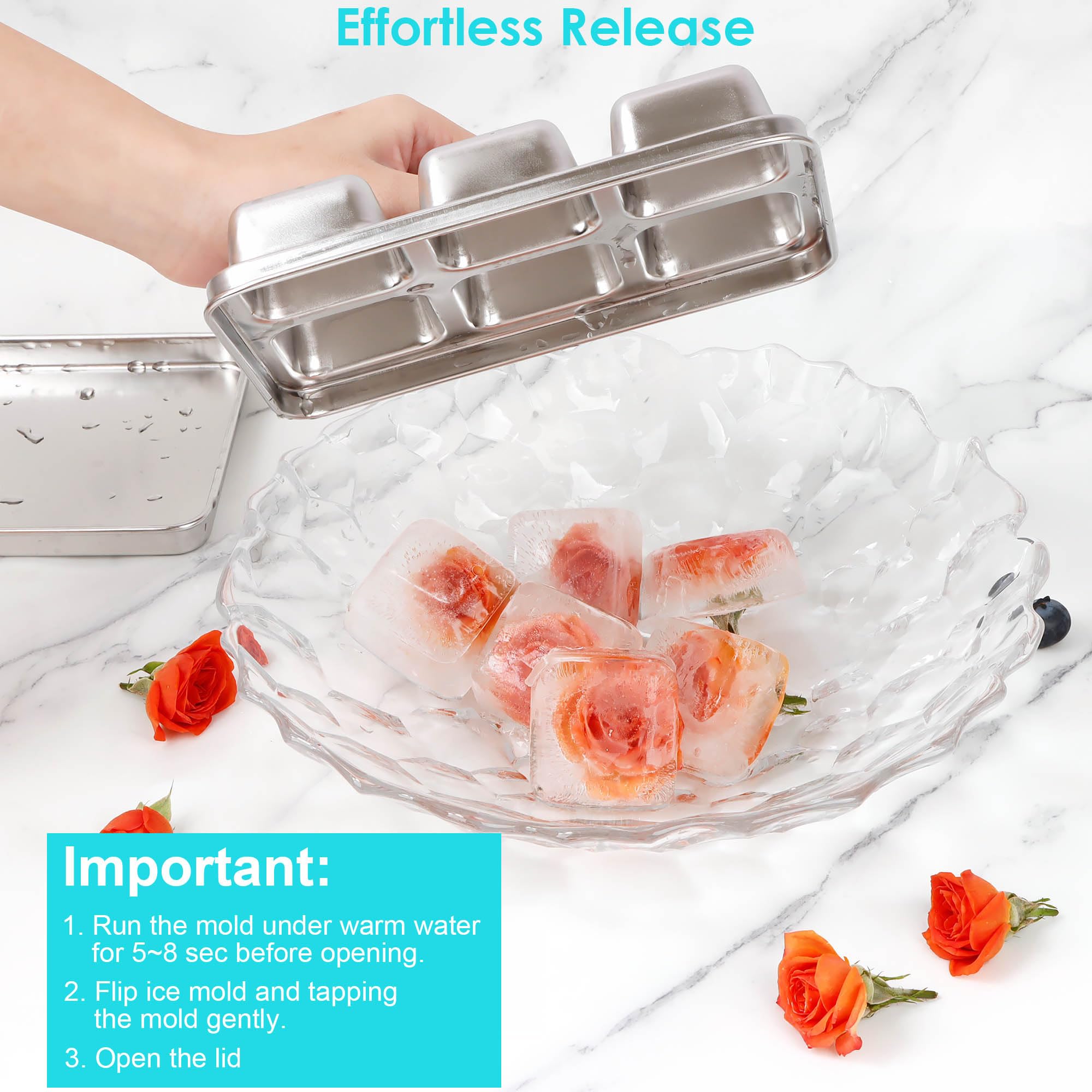 Dishwasher-safe stainless steel tray from Glendaveny cleans up easily.