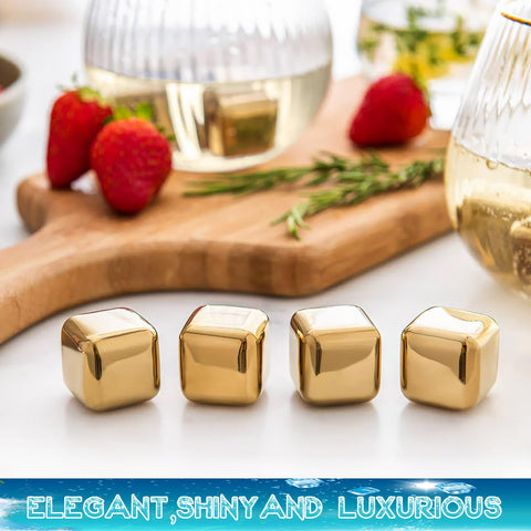 Elegant Glendaveny packaging highlights gold cubes for luxury gifting.