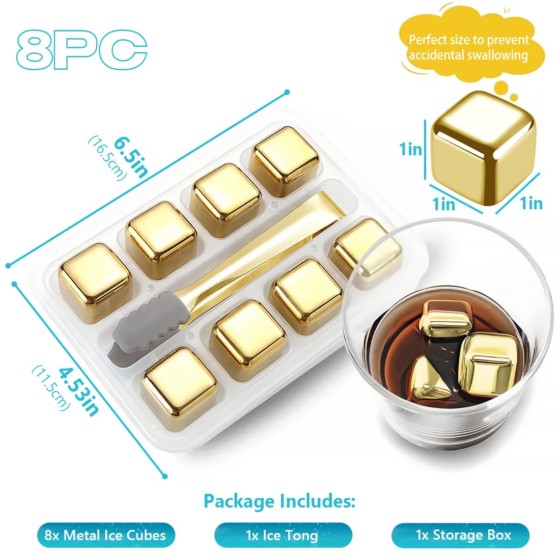 Glendaveny cubes shown as a cooling option for drinks and personal refreshment.
