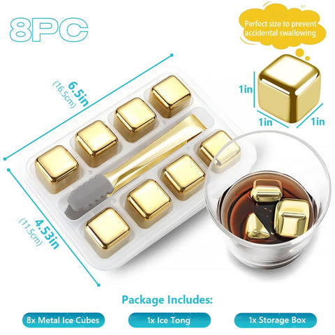 Glendaveny cubes shown as a cooling option for drinks and personal refreshment.
