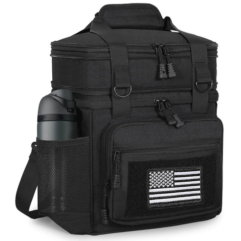 GLENKEY lunch box with expandable top compartment for extra capacity on the go