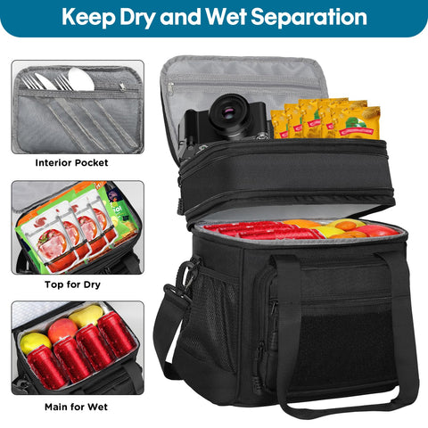 GLENKEY expandable capacity design increases space for meals during busy days
