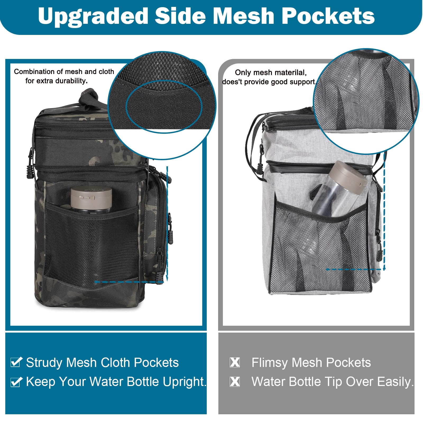 GLENKEY multi-pocket design for phone, keys, and essentials during commutes.